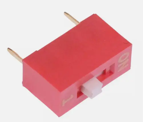 1 Way DIP Switch, SPST, 2.54mm Pitch  