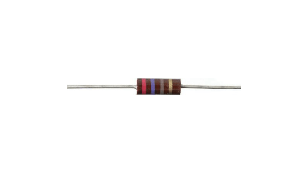 Carbon Resistor 4.7kΩ 0.25W Through Hole