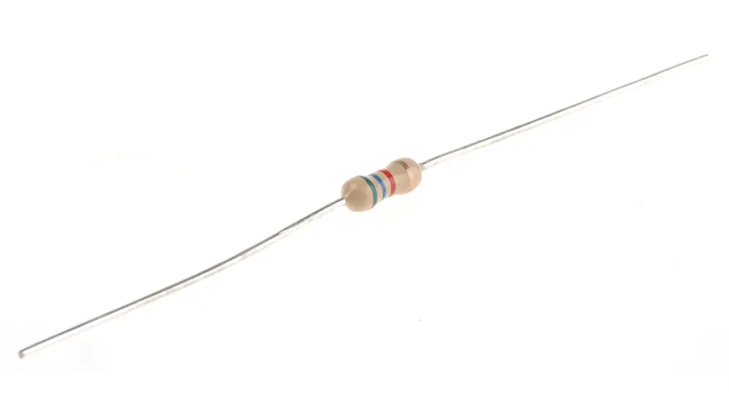 Carbon Resistor 5.6kΩ 0.25W Through Hole