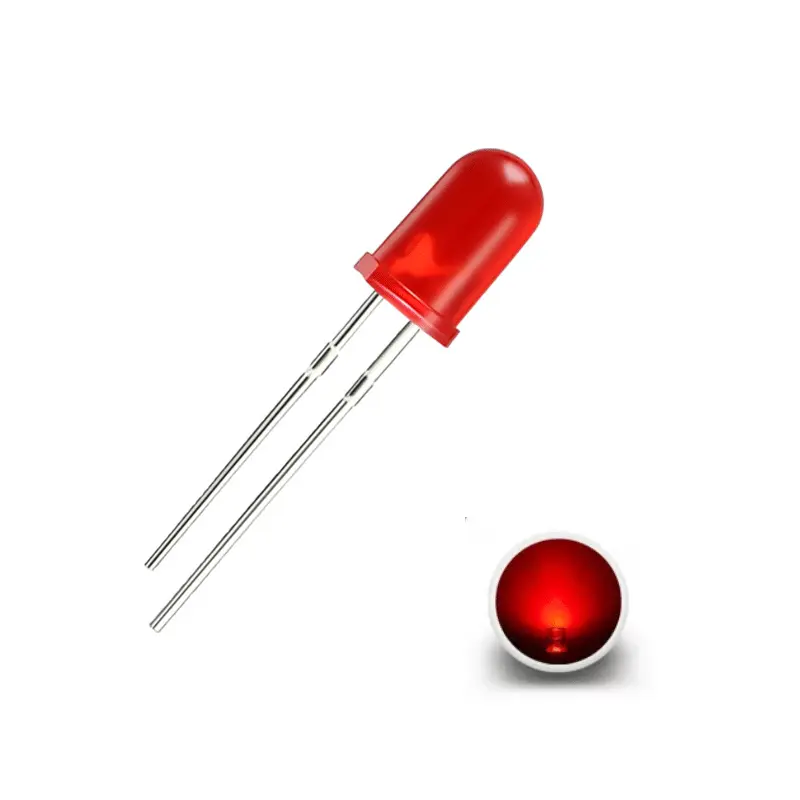 [b8] Red LED 5mm 