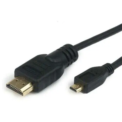Micro HDMI Male to HDMI Male Cable For Raspberry Pi 4B