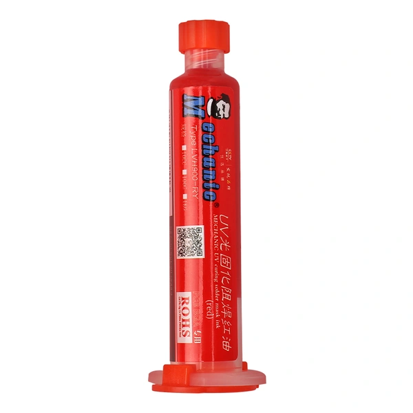 RED UV Curable Solder Mask 10ML Mechanic GY-UVH900 