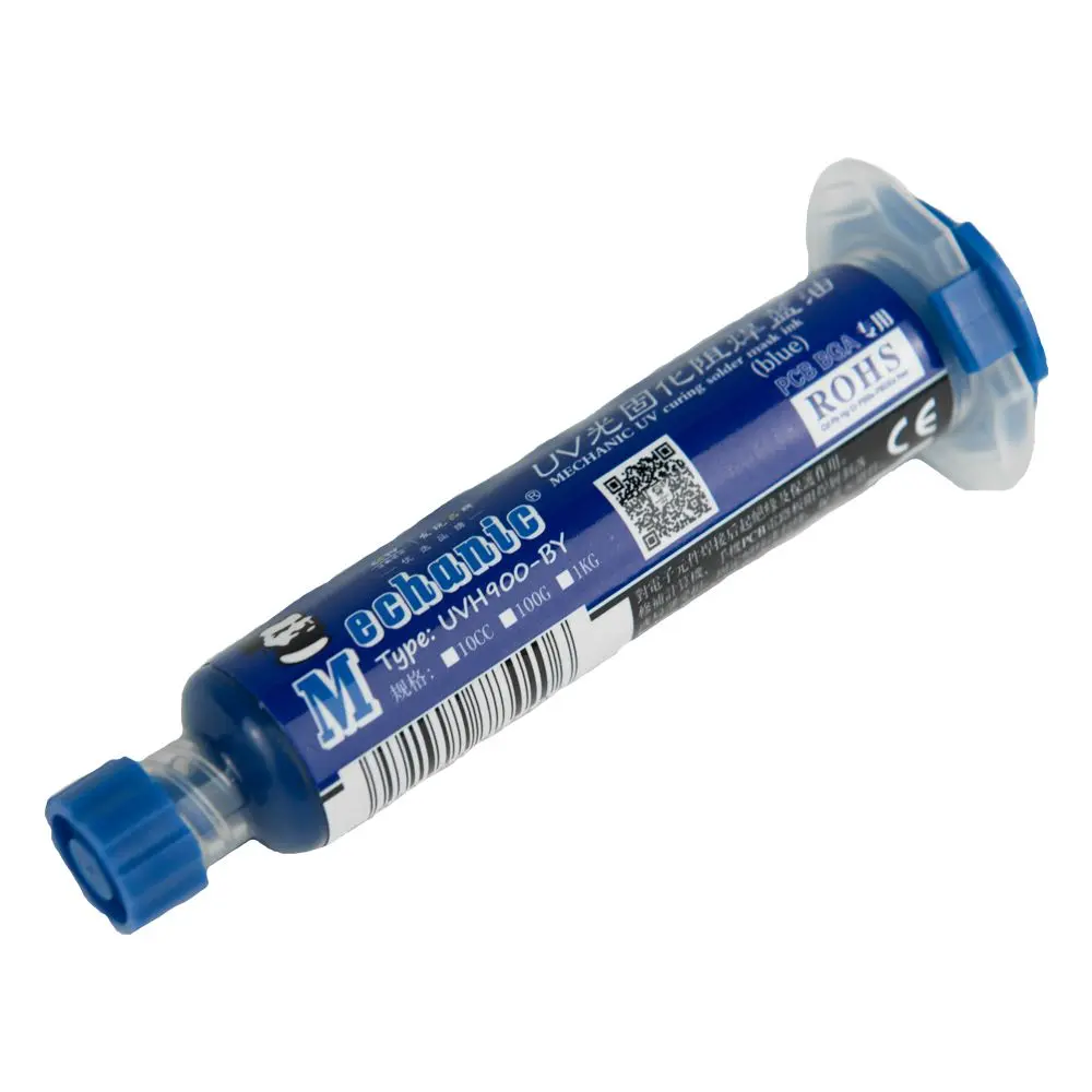 BLUE UV Curable Solder Mask 10ML Mechanic GY-UVH900  