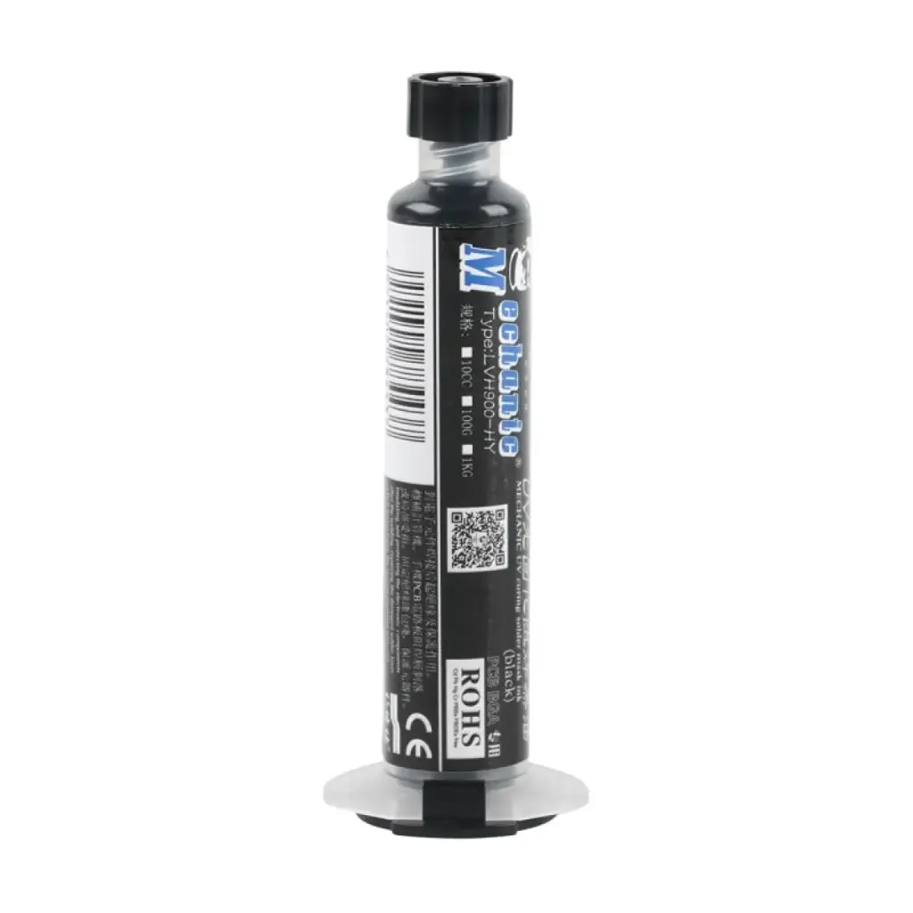 BLACK UV Curable Solder Mask 10ML Mechanic GY-UVH900  
