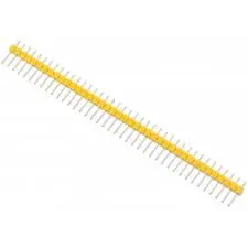 Pin Header Male (2.54mm) 1X40 Straight, Yellow  