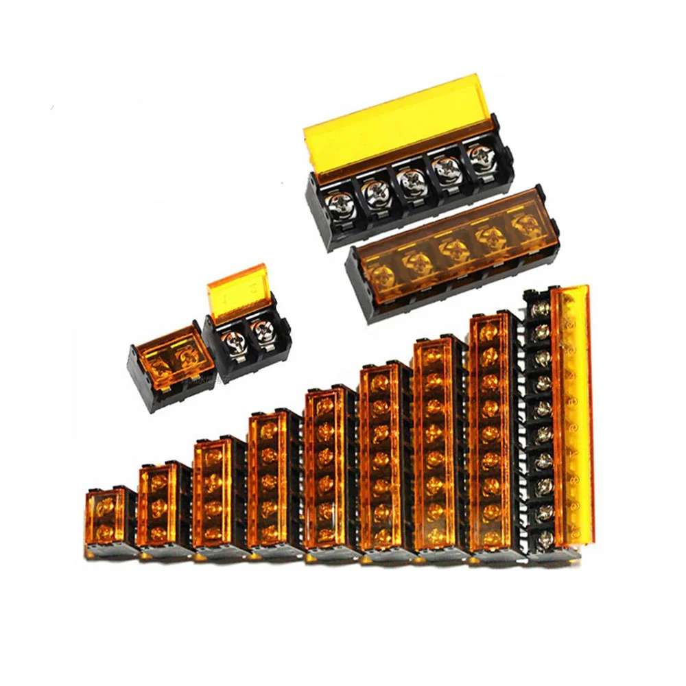 8Pin Barrier Terminal Block With Cover  