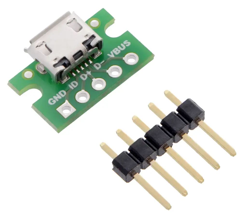 Micro USB Breakout Board 