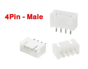 Data Terminal Male 4 Pin Connector JST XH 2.54mm On PCB 