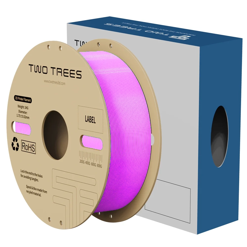 TWOTREES PINK PLA 3D Filament, 1.75mm, 1kg/Roll  