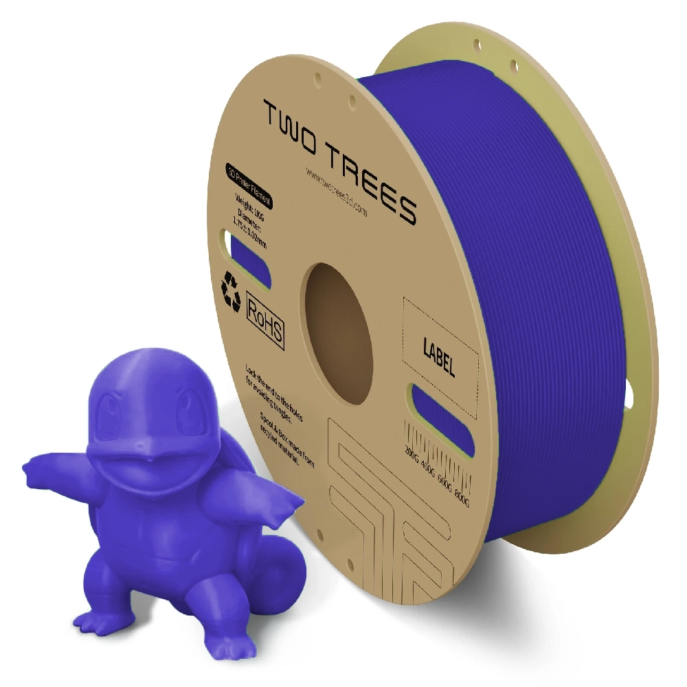 TWOTREES BLUE PLA 3D Filament, 1.75mm, 1kg/Roll 