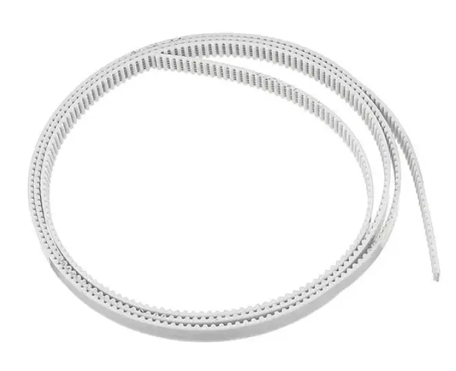 GT2 Open Belt 6mm Wide PU with steel core 1 Meter, White  