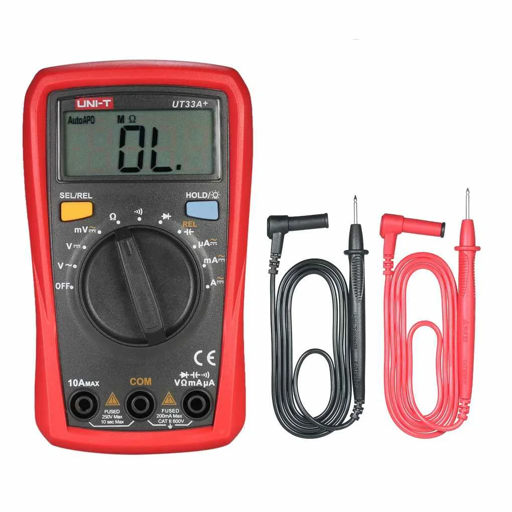 UT33A Plus Digital Multimeter Palm Size Auto Range  