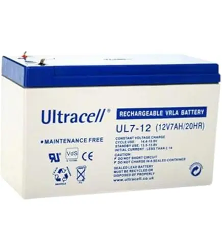 Rechargeable Li-ion Battery 12V 7A with BMS Replacement For Acid Battery
