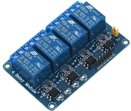 Relay Module 4-Channel 12Vdc