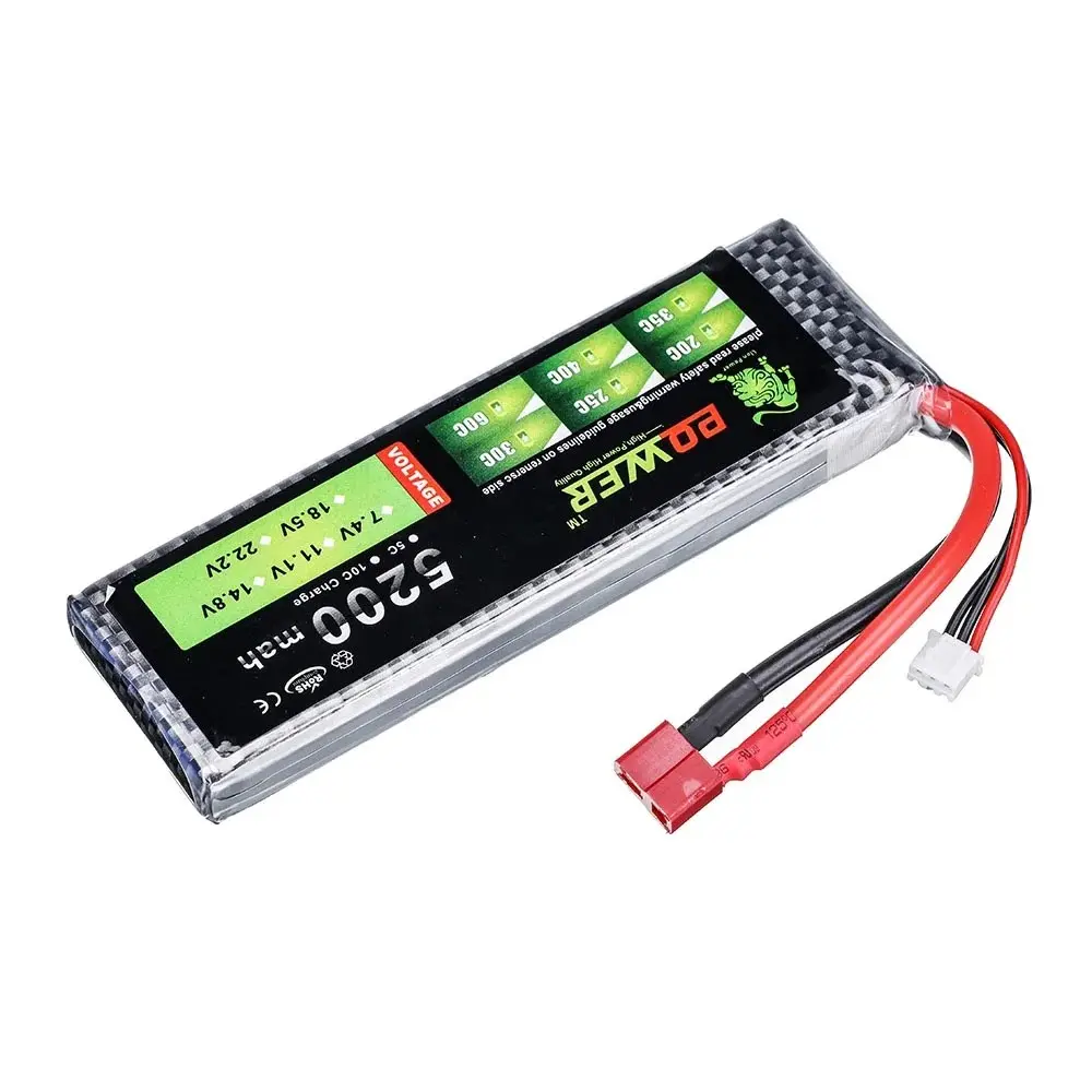 [l10] Lithium Polymer Battery 11.1 V, 5200 mAH , 40C