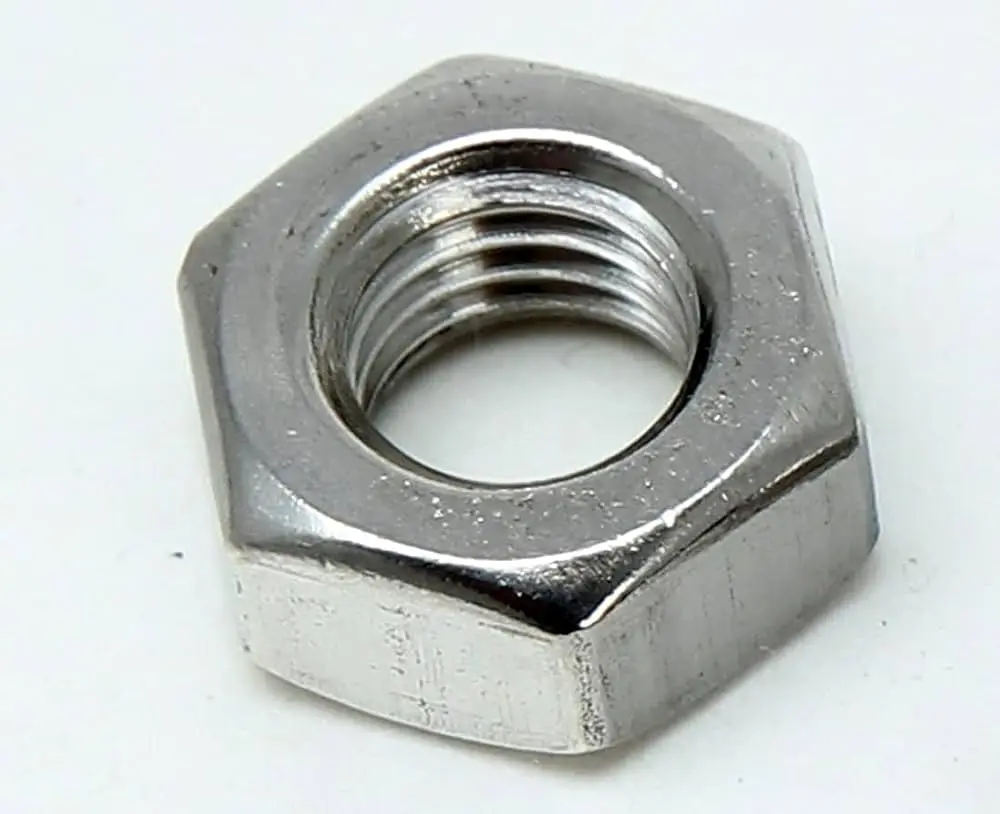 M6 galvanized steel hex nut