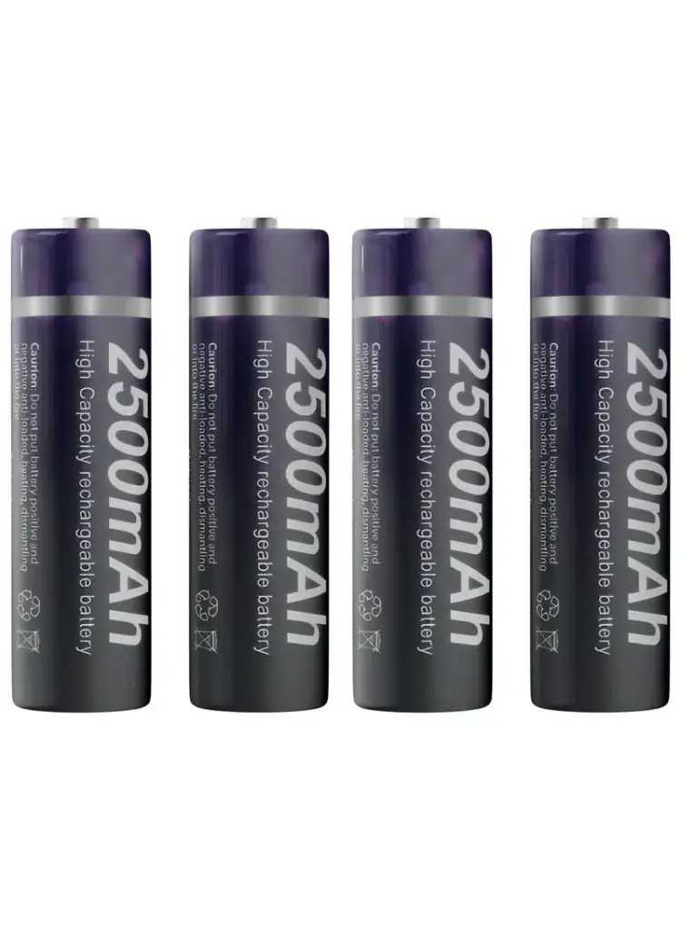 Beston Rechargeable AA Battery 2500mAh 1.2V 4 PCS 
