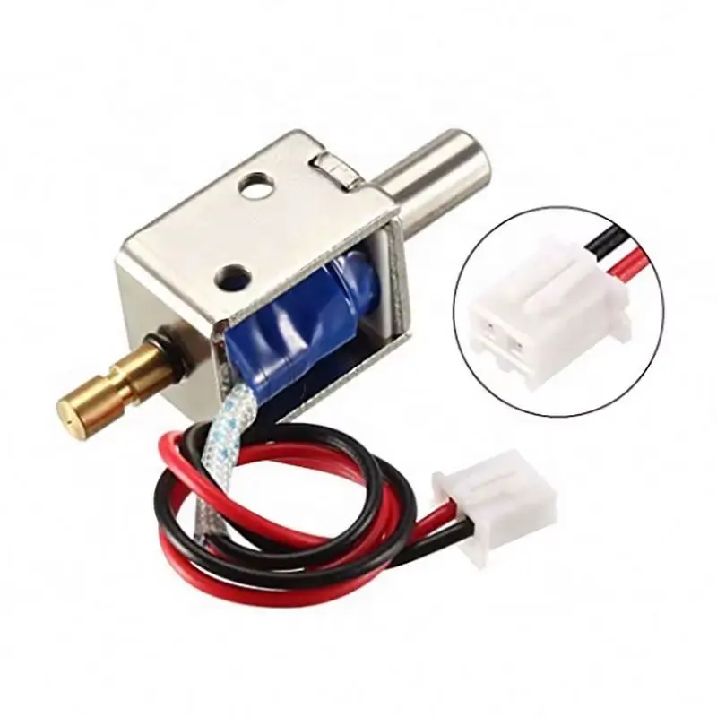 LY-011C 12V Mini Electric Solenoid Lock – Electromagnetic Linear Lock ...