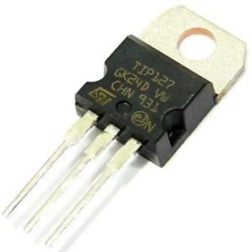 [s6.5] TIP127 PNP Darlington Power Transistor + Diode, 5A, 100V, TO-220 
