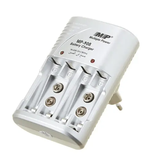 AA, AAA and 9V Battery Charger 4 Cells  