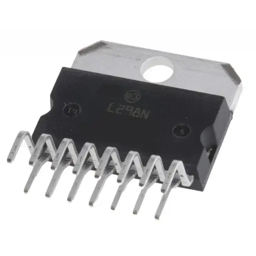 [r14] L298N Motor Driver IC, 46 V 4A 15-Pin 