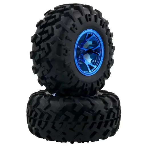 Robot Tires 130mm + Metal Coupler 4mm 