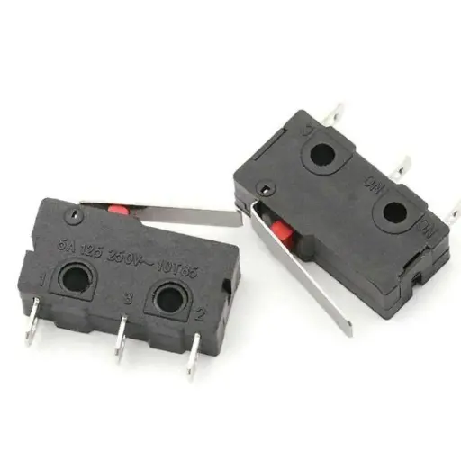 [e14.1] Micro Limit Switch 5A 125~250V Arm 17mm Dim: 20mm x 6mm