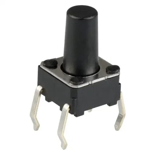 [e9.1] Push button 4-Pin 6x6x10mm 