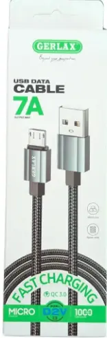 GERLAX Micro USB TO USB Data Cable 1M D2V 7A