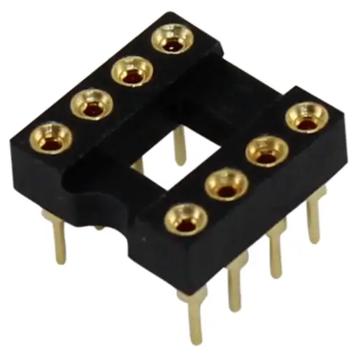 [d1.2] 8Pin DIP IC Socket-Machine Tooled  