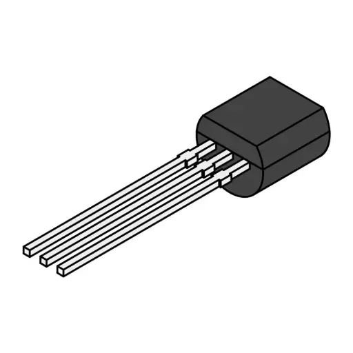 [s2] 2N2222A NPN Power Transistor 75V 600mA TO-92  