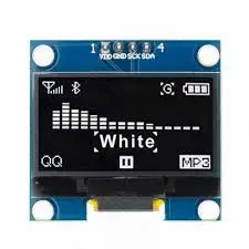 [F9.3] OLED Display I2C 4 Pin 0.96″ – White Characters