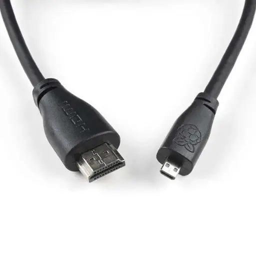 Micro HDMI Male to HDMI Male Cable 2M For Raspberry Pi (Original)