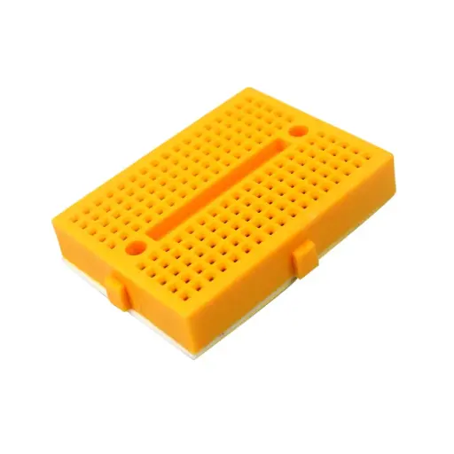 Tiny Breadboard 170 Tie Point - Yellow 