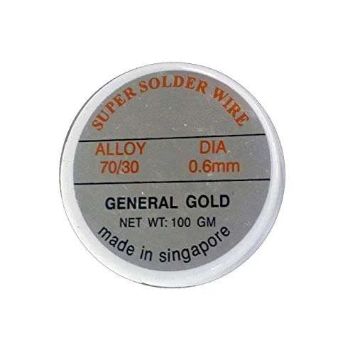[B11.3] Soldering Wire 0.6mm - 70/30 - 100gm - SINGAPORE 