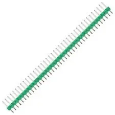 [d23.2] Pin Header Male (2.54mm) 1X40 Straight, Green 