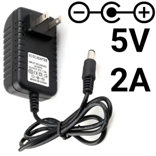 DC Adapter 5V-2A  with dual jack
