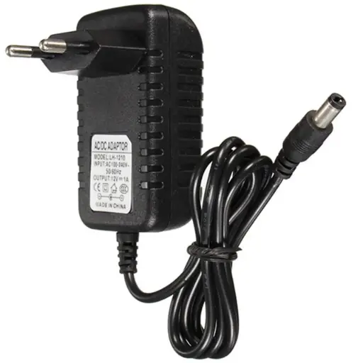 Adapter 12V 1A with Dual Jack