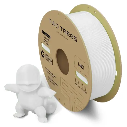 TWOTREES WHITE PLA 3D Filament, 1.75mm, 1kg/Roll 