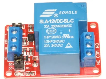 [LL12] 1-Channel 30 A Power Relay Module (SLA-12VDC-SL-C)