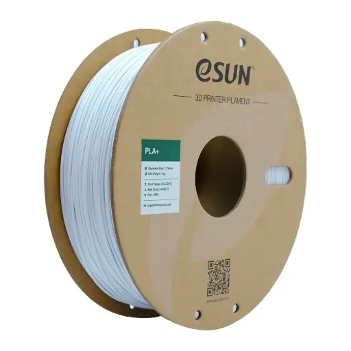 eSUN Cold White PLA+ 3D Filament, 1.75mm, 1kg/Roll 