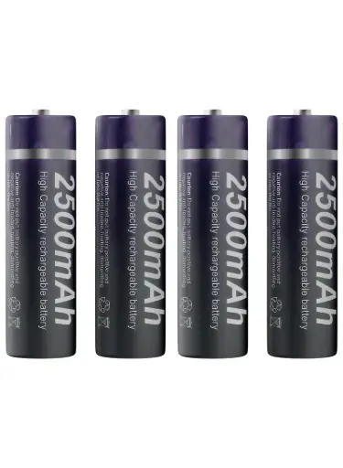 Beston Rechargeable AA Battery 2500mAh 1.2V 4 PCS 